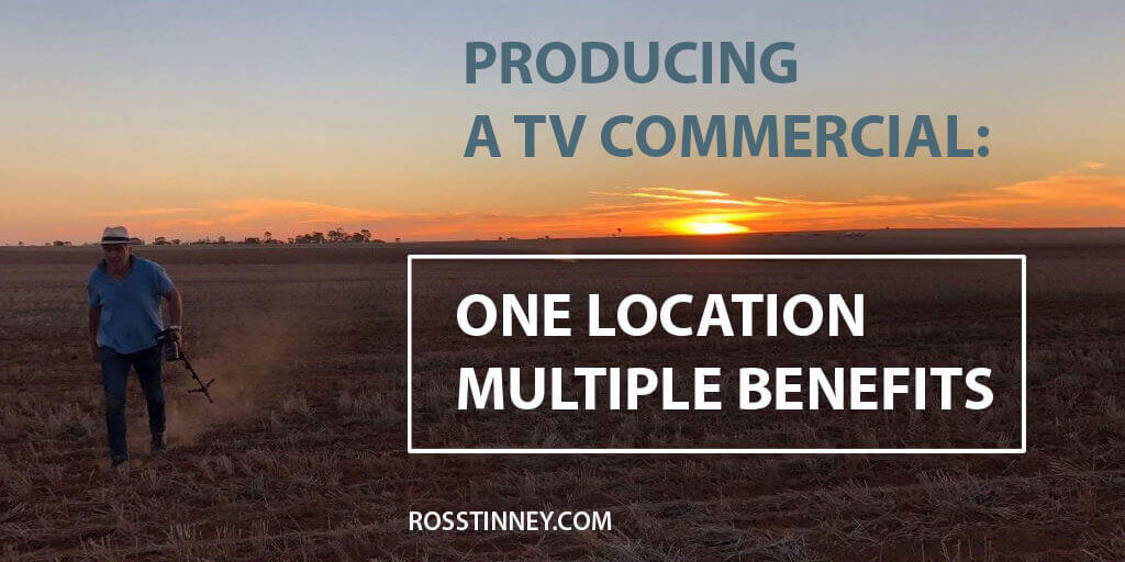 Producing a TV commercial: one location, multiple benefits
